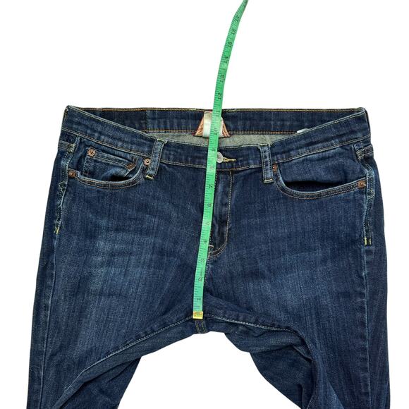 LUCKY BRAND Petunia Sweet N Low Boot Cut Jeans Sz 31 Womens Low Rise Flap Pocket - Picture 8 of 9